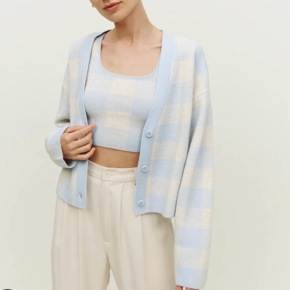 Reformation Sweaters - Reformation fonte cashmere cardigan medium